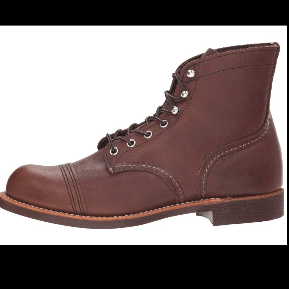 Red Wing Heritage 6” Iron Ranger Lug Size 9D Amber Harness